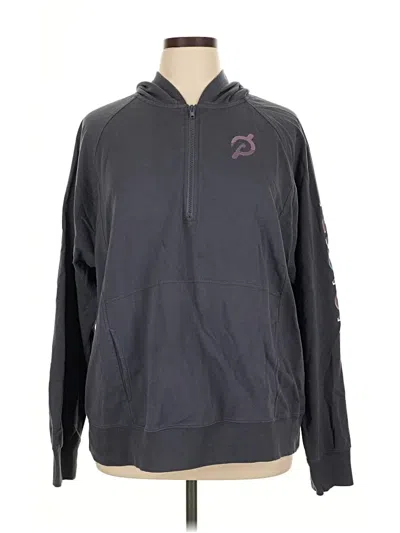 Pre-owned Peloton Pullover Hoodie In Black
