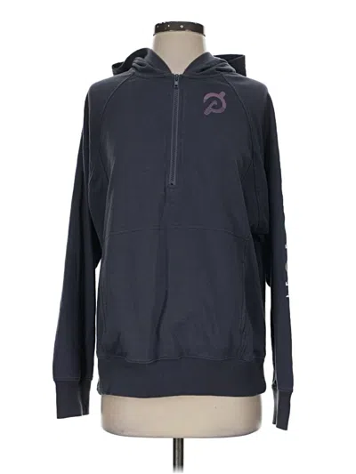 Pre-owned Peloton Pullover Hoodie In Blue