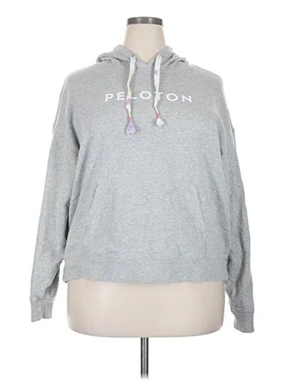 Pre-owned Peloton Pullover Hoodie In Gray