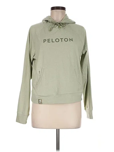Pre-owned Peloton Pullover Hoodie In Green
