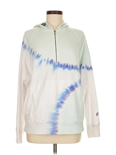 Pre-owned Peloton Pullover Hoodie In White