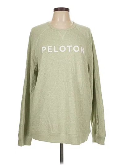 Pre-owned Peloton Pullover Sweater In Green