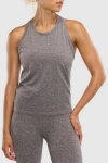Peloton Seamless Melange Tank In Brown