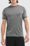 Peloton Seamless Melange Tee In Gray