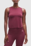 Peloton Seamless Muscle Tank In Red Grape