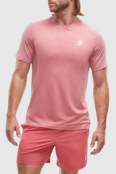 Peloton Seamless Short Sleeve In Brick Red