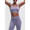 Peloton Seamless Square Neck Bra In Ash