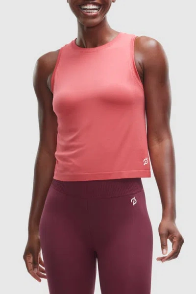 Peloton Seamless Tank In Brick Red