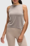 Peloton Seamless Tank In Taupe Grey