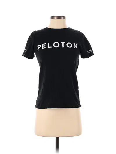 Pre-owned Peloton Short Sleeve T-shirt In Black
