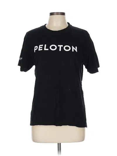 Pre-owned Peloton Short Sleeve T-shirt In Black