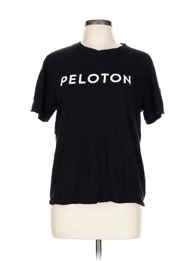 Pre-owned Peloton Short Sleeve T-shirt In Black