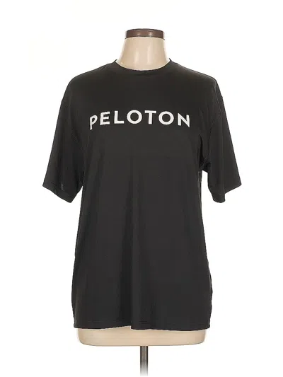 Pre-owned Peloton Short Sleeve T-shirt In Black
