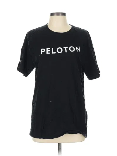Pre-owned Peloton Short Sleeve T-shirt In Black