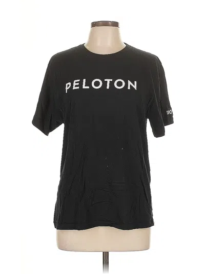 Pre-owned Peloton Short Sleeve T-shirt In Black