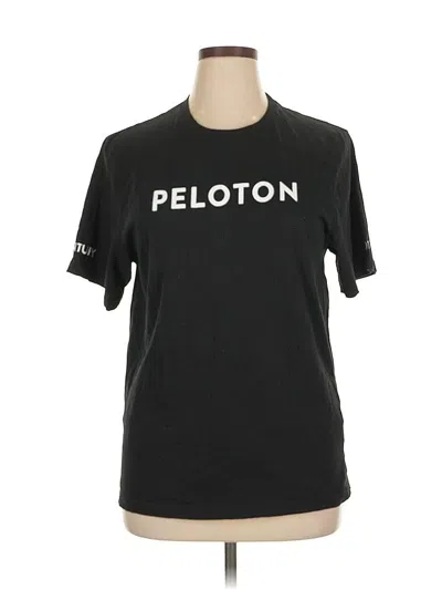 Pre-owned Peloton Short Sleeve T-shirt In Black