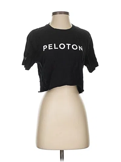 Pre-owned Peloton Short Sleeve T-shirt In Black