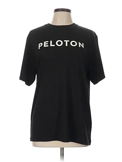 Pre-owned Peloton Short Sleeve T-shirt In Black