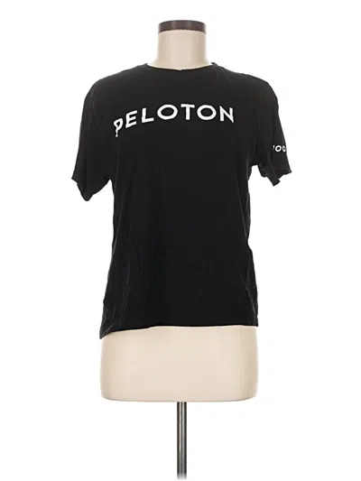 Pre-owned Peloton Short Sleeve T-shirt In Black