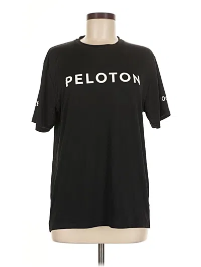 Pre-owned Peloton Short Sleeve T-shirt In Black