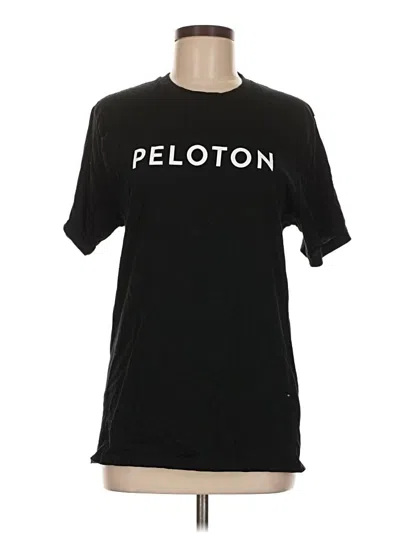 Pre-owned Peloton Short Sleeve T-shirt In Black