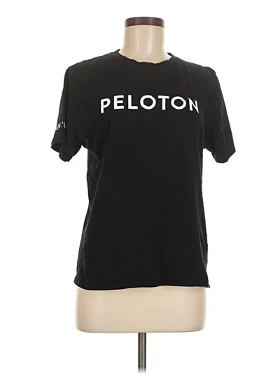 Pre-owned Peloton Short Sleeve T-shirt In Black