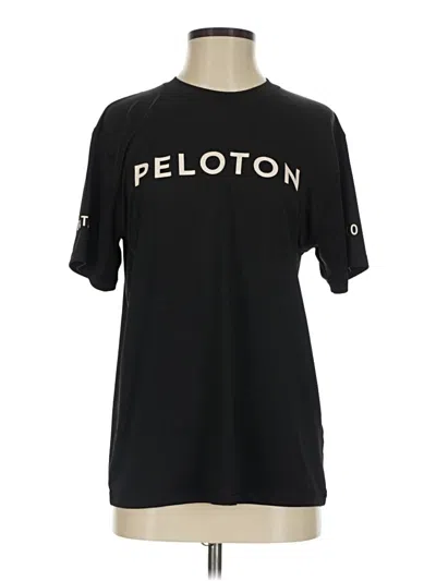 Pre-owned Peloton Short Sleeve T-shirt In Black