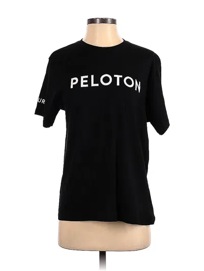 Pre-owned Peloton Short Sleeve T-shirt In Black
