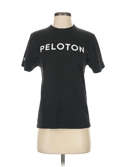 Pre-owned Peloton Short Sleeve T-shirt In Black