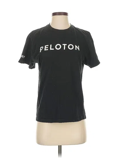 Pre-owned Peloton Short Sleeve T-shirt In Black