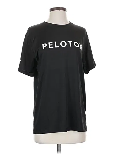 Pre-owned Peloton Short Sleeve T-shirt In Black