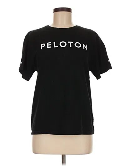 Pre-owned Peloton Short Sleeve T-shirt In Black