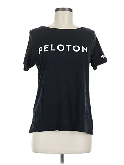 Pre-owned Peloton Short Sleeve T-shirt In Black