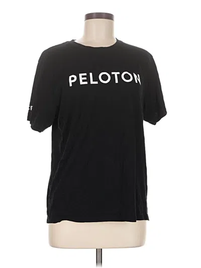 Pre-owned Peloton Short Sleeve T-shirt In Black
