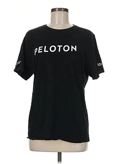 Pre-owned Peloton Short Sleeve T-shirt In Black