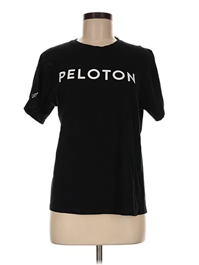 Pre-owned Peloton Short Sleeve T-shirt In Black