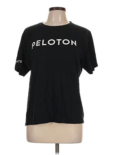 Pre-owned Peloton Short Sleeve T-shirt In Black