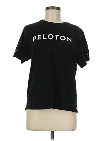 Pre-owned Peloton Short Sleeve T-shirt In Black