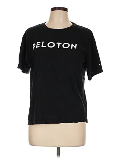 Pre-owned Peloton Short Sleeve T-shirt In Black