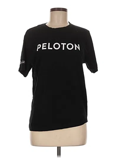 Pre-owned Peloton Short Sleeve T-shirt In Black