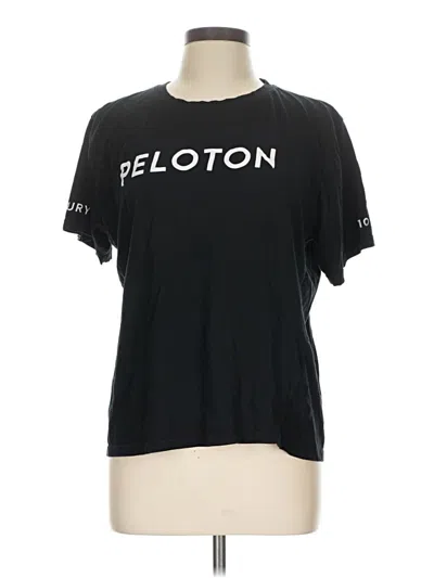 Pre-owned Peloton Short Sleeve T-shirt In Black