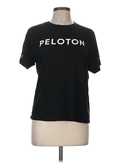 Pre-owned Peloton Short Sleeve T-shirt In Black