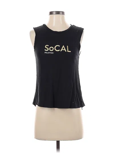 Pre-owned Peloton Sleeveless T-shirt In Black