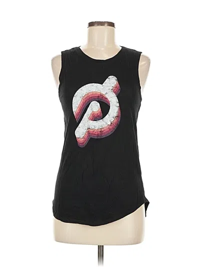 Pre-owned Peloton Sleeveless T-shirt In Black