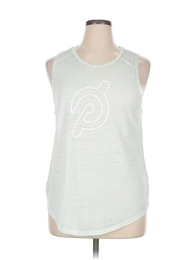 Pre-owned Peloton Sleeveless T-shirt In Blue
