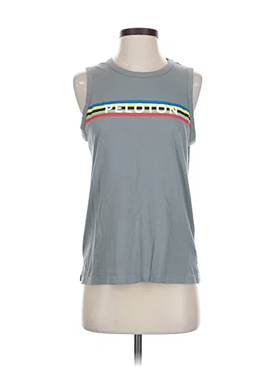 Pre-owned Peloton Sleeveless T-shirt In Gray