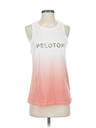 Pre-owned Peloton Sleeveless T-shirt In Pink
