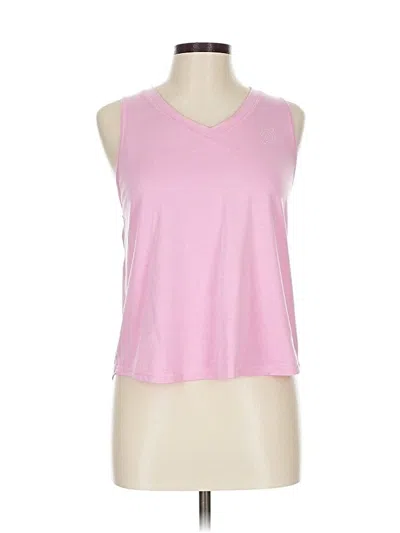 Pre-owned Peloton Sleeveless T-shirt In Pink