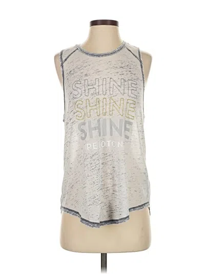 Pre-owned Peloton Sleeveless T-shirt In Silver
