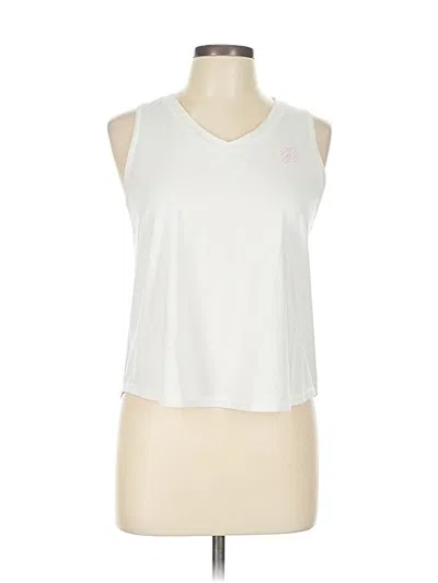 Pre-owned Peloton Sleeveless T-shirt In White